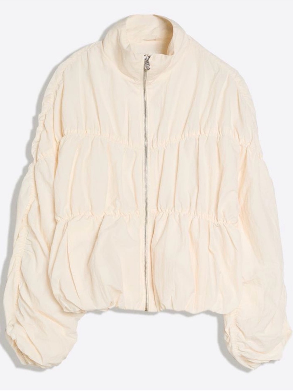 BERSHKA funnel neck bomber jacket